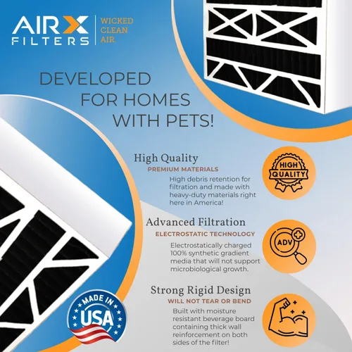 Miniatura 4 de AIRx Filters Filtro de carbono para horno MERV 8 de 20 x 25 x 5, compatible con Bryant Carrier FILXXCAR0020, fácil instalación, reducción de olores