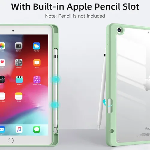 Miniatura 3 de Wenlaty Compatible con Funda para iPad de 9ª/8ª/7ª Generación (2021/2020/2019), Funda Protectora de Cuerpo Completo con Soporte para Lápiz, Funda