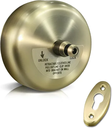 Miniatura 8 de SUS304 Tendedero retráctil con cuerda de ropa de nylon ajustable para cuarto de baño Lavandería Hoteles (negro)
