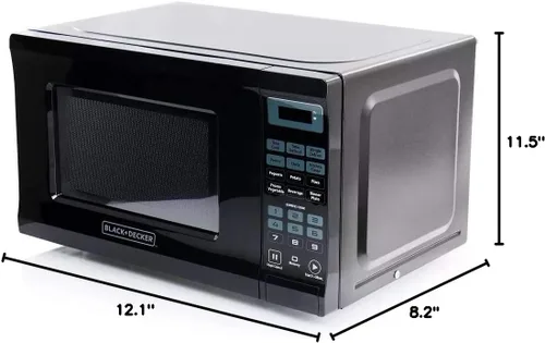 Miniatura 4 de Black & Decker EM720CPI-PMB - Microondas de 700 vatios, 0.7 pies cúbicos, color negro