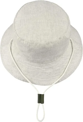 Miniatura 4 de Sombrero de sol unisex para bebé, lino y algodón, ajustable, para niños pequeños, con protección solar UPF 50+ (5 tamaños0-8T)