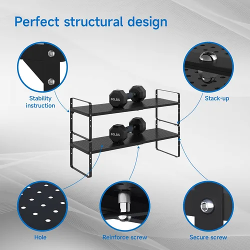 Miniatura 6 de Organizador de estantes ampliables de metal ajustable para especias, estantes de almacenamiento independientes para armario de cocina, debajo