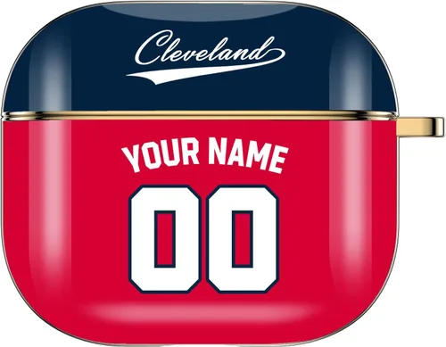 Miniatura 6 de Funda personalizada con nombre y número para AirPods Pro de 3ª generación Pro 2 (2019, 2021, 2022) con llavero personalizado, regalo para fanáticos