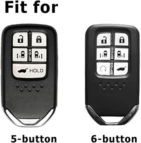 Miniatura 2 de ontto Funda para llave Honda Elysion 2022 de protección completa TPU Key Case Beige 5 botones, Beige