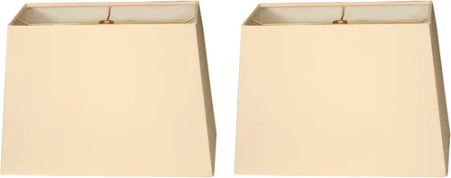 Miniatura 27 de Royal Designs, Inc. HB-613-12AGL Pantalla para lámpara de tapa dura rectangular, (5 x 10) x (8 x 12) x 9.5, Oro Antiguo