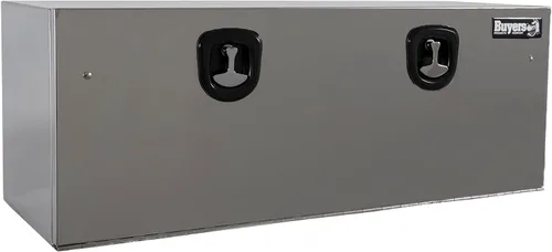 Miniatura 8 de Buyers Products 1702653 - Caja de almacenamiento de acero inoxidable pulido para debajo de la carrocería del camión con pestillo de mango en T, 18 x