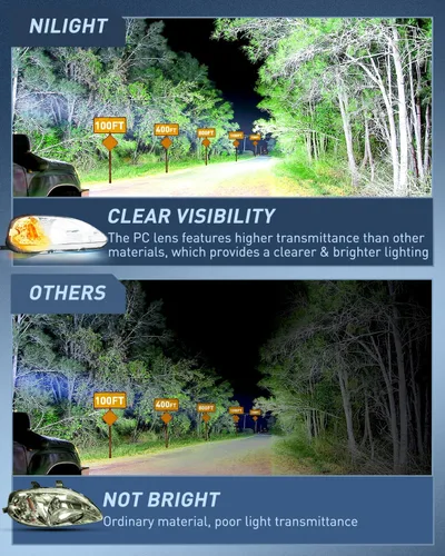 Miniatura 3 de Nilight - Conjunto de faros delanteros compatibles con Honda Civic 1999 2000, lámparas de repuesto con carcasa cromada, reflector ámbar, lente