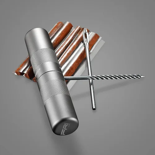 Miniatura 5 de Fri Concepts AirPlugger, un kit de reparación de neumáticos compacto, plateado, talla única