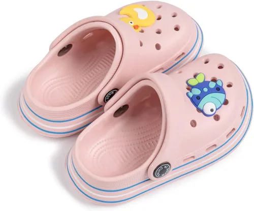 Miniatura 2 de Casazoe Zuecos de agua para niños y niñas pequeños, sandalias de agua sin cordones, ligeras, para exteriores, verano, playa, piscina