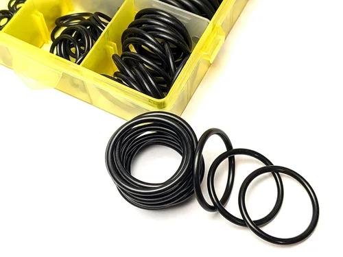 Miniatura 3 de Kit de juntas tóricas hidráulicas Accesorios de brida 70 piezas (7 tamaños comunes) SAE Buna-N 90 Durómetro SAE Código SAE 61 y 62