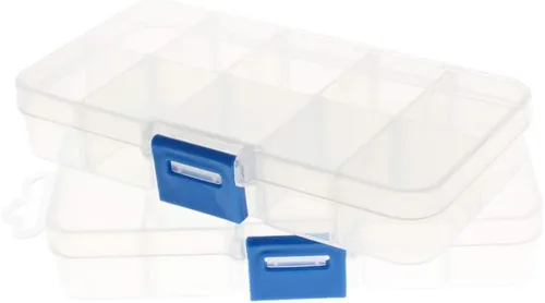 Miniatura 15 de Utoolmart Caja de herramientas de 9 pulgadas, caja de almacenamiento con compartimento de PP, organizador y almacenamiento para herramientas