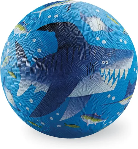 Miniatura 36 de Crocodile Creek Pelota de Patio de Juegos – Pelota de goma duradera para niños de 3 años en adelante – Pelota inflable que rebota para kickball, Pez