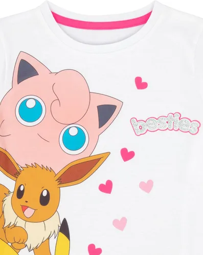 Miniatura 6 de Pokemon Pijama para niñas y niños con personajes de Besties, Blanco