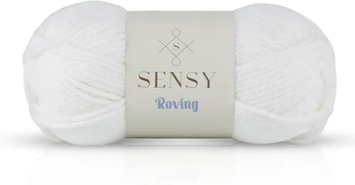 Miniatura 44 de Sensy Roving - Ovillo de lana multicolor, 3.5 onzas, 132 yardas, calibre 5, voluminoso (otoño)