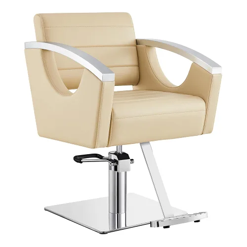 Miniatura 6 de Silla de salón de belleza Silla de belleza hidráulica para salón de diseño europeo - Bello-G Gris