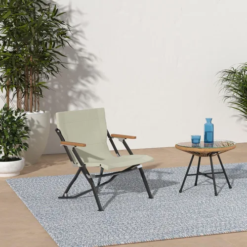 Miniatura 2 de Snow Peak Silla de playa, silla de camping plegable para camping, patio de playa