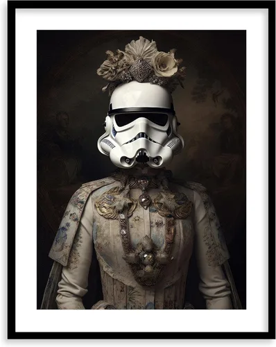 Miniatura 32 de Láminas de Arte de Retratos Victorianos de Star Wars - Impresión de Arte Fino Giclée Premium - Decoración de Pared Steampunk Estética, Póster Darth