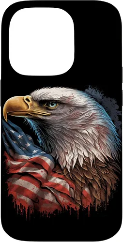 Miniatura 16 de Funda patriótica para iPhone 11 Pro Max con ojos de águila calva americana