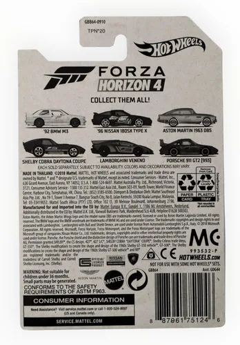 Miniatura 2 de Hot Wheels Forza Horizon 4 Lamborghini Veneno 5/6, Gris