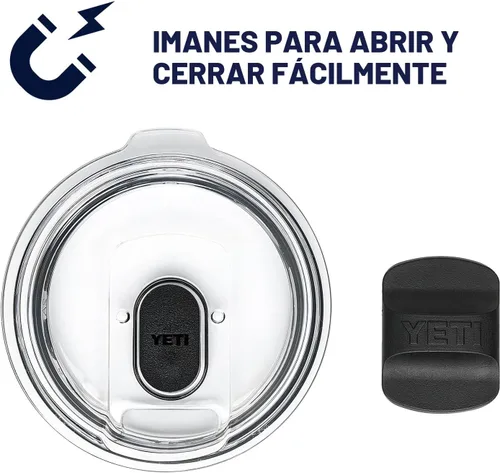 Miniatura 7 de YETI Rambler - Vaso apilable de 20 onzas, acero inoxidable, aislado al vacío con tapa MagSlider Verde mar