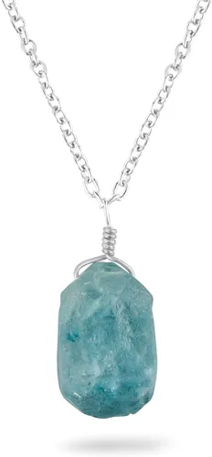 Miniatura 14 de Colgante delicado de piedras preciosas naturales crudas, collar de piedras ásperas surtidas, hecho a mano, joyería hipoalergénica bohemia