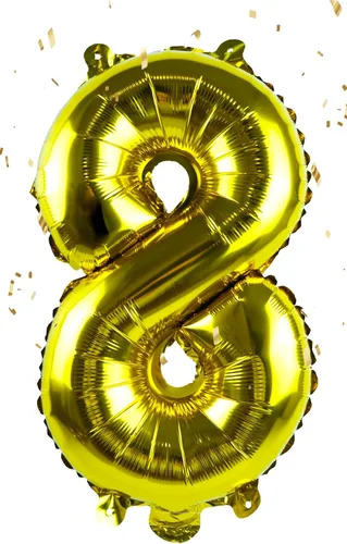 Miniatura 5 de Globos dorados del número "2" de 16 pulgadas, letra individual de lámina de Mylar personalizada, colgantes, reutilizables para niñas, niños
