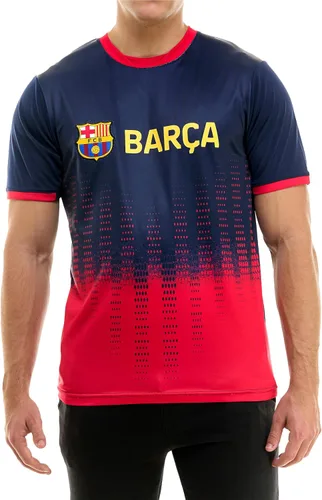 Miniatura 20 de Icon Sports Camiseta con licencia oficial del FC Barcelona para el Día del Juego, unisex para adultos Fcb101pf-borgoña