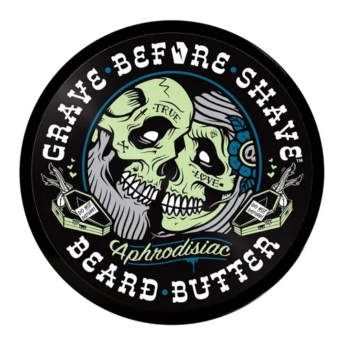 Miniatura 3 de Grave Before Shave Mantequilla acondicionadora de barba con aroma de cuero/madera de cedro, 4 onzas.