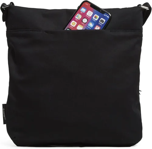 Miniatura 3 de Vera Bradley - Bolsa cruzada para mujer, de algodón característico de la marca, con triple cremallera, hipster