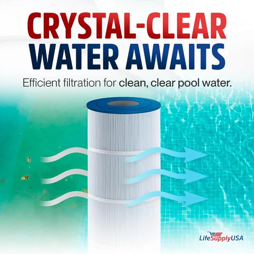 Miniatura 4 de LifeSupplyUSA Filtro de repuesto para piscina Pleatco Pentair CCP320, PCC80-PAK4, Unicel C-7470, R173573, Filbur FC-1976, 178580, 817-0081