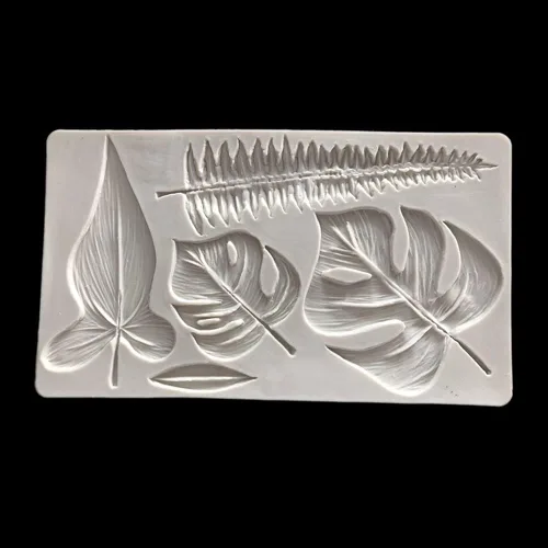 Miniatura 5 de Molde de silicona de hoja, moldes de fondant de flores de rosa, herramientas de decoración de pasteles DIY, repostería de azúcar, caramelos, resina
