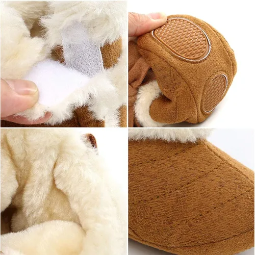 Miniatura 4 de BABITINA Infant Boots Winter Baby Girl Shoes Soft Sole Anti-Slip Toddler Snow Warm Prewalker Newborn Boots
