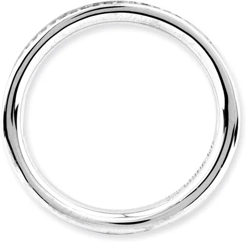 Miniatura 2 de Banda de diamante apilable de plata de ley de 0.089in, 15 quilates HII3