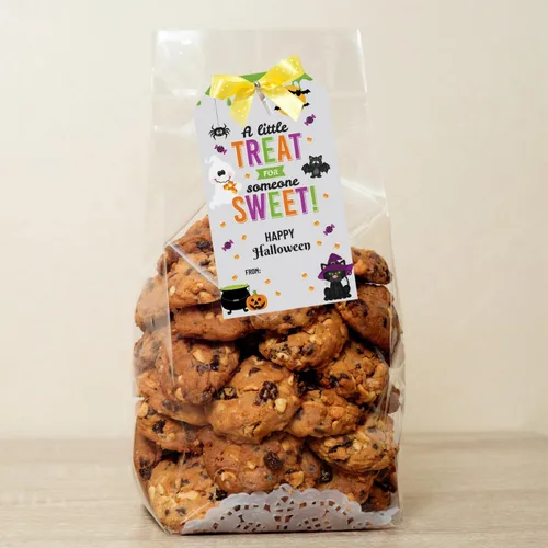 Miniatura 4 de 25 etiquetas de regalo de comida de Halloween para niños o adultos, etiquetas divertidas de vacaciones para galletas, dulces o regalos fabricados