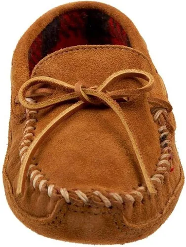 Miniatura 3 de Minnetonka Pantuflas de forro polar de doble fondo para hombre