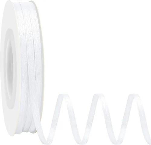Miniatura 269 de 10 Classic Colors Double Face Satin Ribbon Set 1/8 Inch Polyester Ribbons for Gift Wrapping Fabric Ribbon for Crafts Flower Bouquet Arts Wedding