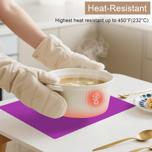 Miniatura 4 de Manteles individuales para niños, manteles individuales de silicona para mesa de comedor, cocina, tapete de comedor impermeable para niños pequeños