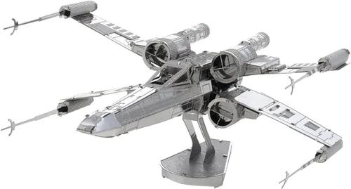 Miniatura 3 de Juego de 3 modelos de Metal Earth 3D Star Wars Halcón Milenario - R2-D2 - X-Wing Starfighter