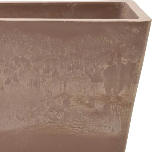 Miniatura 3 de Arcadia Garden Products PSW U45CT - Caja de ventana de plástico compuesto de piedra/madera, sin orificio de drenaje (perforable), 17.5 x 7 x 6