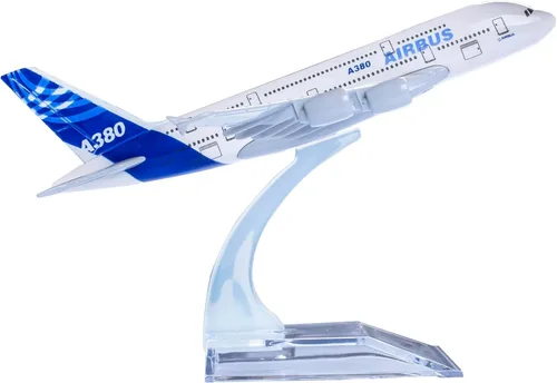 Miniatura 6 de Modelo Plane 1:400 Modelo Airbus 380 Avión Metal Plane Die-Cast Aleación Aviones para Regalo y Colección S-coca