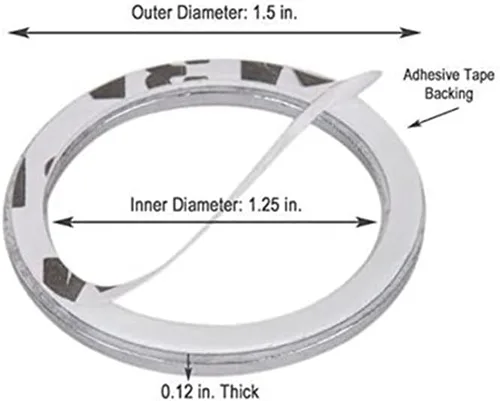 Miniatura 4 de Cubierta única para anillo brillante para botón de arranque del motor, llave de encendido y perilla, cubierta de diamantes de imitación de cristal