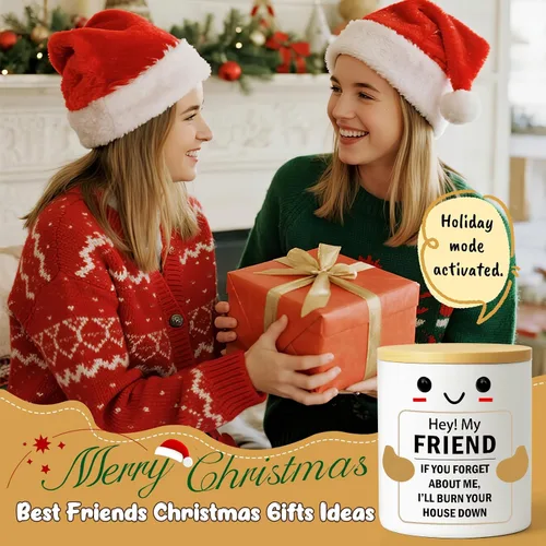 Miniatura 3 de Velas de regalo para mejores amigas para mujeres, regalo de cumpleaños genial para sus mejores amigas, mejores amigas, compañeros de trabajo
