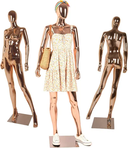 Miniatura 13 de Maniquí de cuerpo completo masculino – Soporte de maniquí con base de metal Pantalla de forma de vestido desmontable, modelo de vestido ajustable
