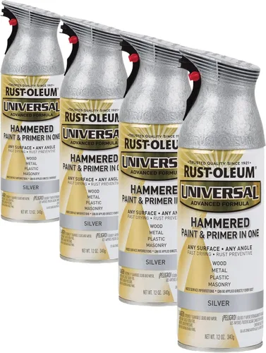 Miniatura 72 de Rust-Oleum 245197 Pintura en aerosol universal para todas las superficies, 12 onzas, negro satinado