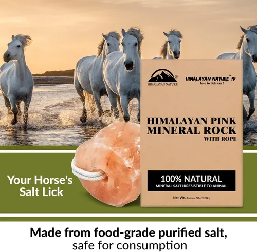 Miniatura 5 de Roca mineral de sal para lamer animales, sal de roca 100% natural - Roca atractante de ciervos