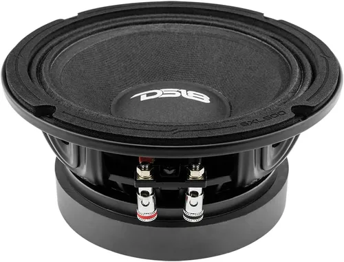 Miniatura 6 de DS18 PRO-EXL68 - Altavoz de 6.5 pulgadas, rango medio, canasta de aluminio rojo, 600 W máximo, 300 W RMS, 8 ohmios, imán de ferrita