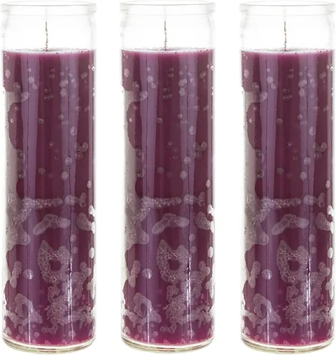 Miniatura 32 de Mega Candles 6 velas de oración devocionales sin perfume de color rojo para 7 días, velas de cera prémium de 2 x 8 pulgadas, santuario, vigilias