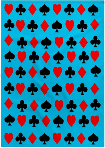 Miniatura 7 de 3dRose Playing Cards Pattern. Cool Design. Blue. Popular Image. 11x12 Wash Cloth for Face and Body