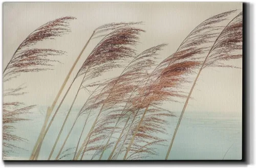 Miniatura 39 de Lienzo de arte de pared de paisaje abstracto con flores y bosque moderno, cuadros de arte para decoración de sala de estar, cocina, baño, oficina