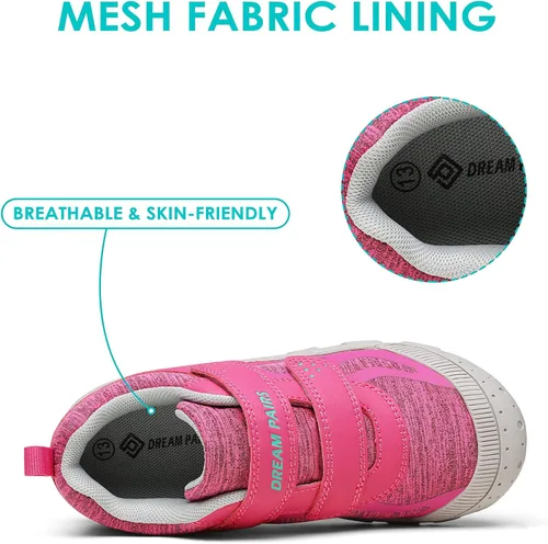 Miniatura 4 de DREAM PAIRS Zapatillas de senderismo antideslizantes para niños y niñas